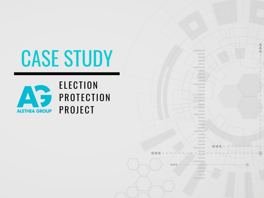 Case Study: Election Protection Project - Report 1